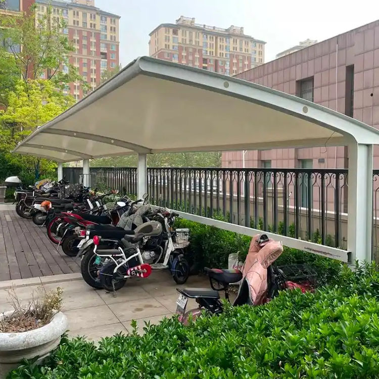 仪陇县膜结构电动车棚